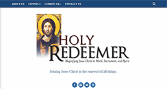 Desktop Screenshot of holyredeemer.us