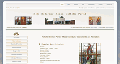 Desktop Screenshot of holyredeemer.ca